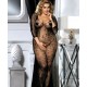еротична білизна plus size bodystocking квіткове мереживо