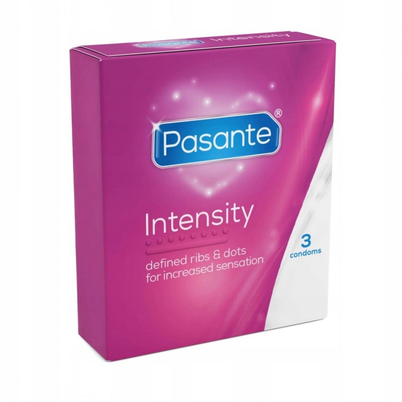 Pasante Ribs & Dots/Intensity Condoms 3 шт