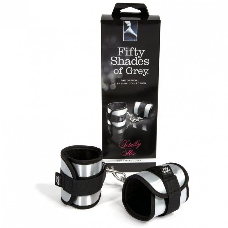 Fifty Shades of Grey Totally His - накладні наручники зі швидкоз'ємними з'єднаннями