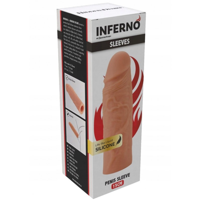 Пеніс Sleeve Liquid Silicone 15 см