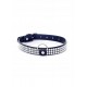 Фетиш Б - Series Collar with crystals 2 см silver
