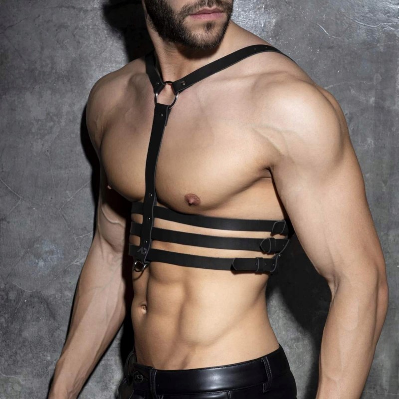 Збруя Stack Leather Harness M/L Addicted Фетиш
