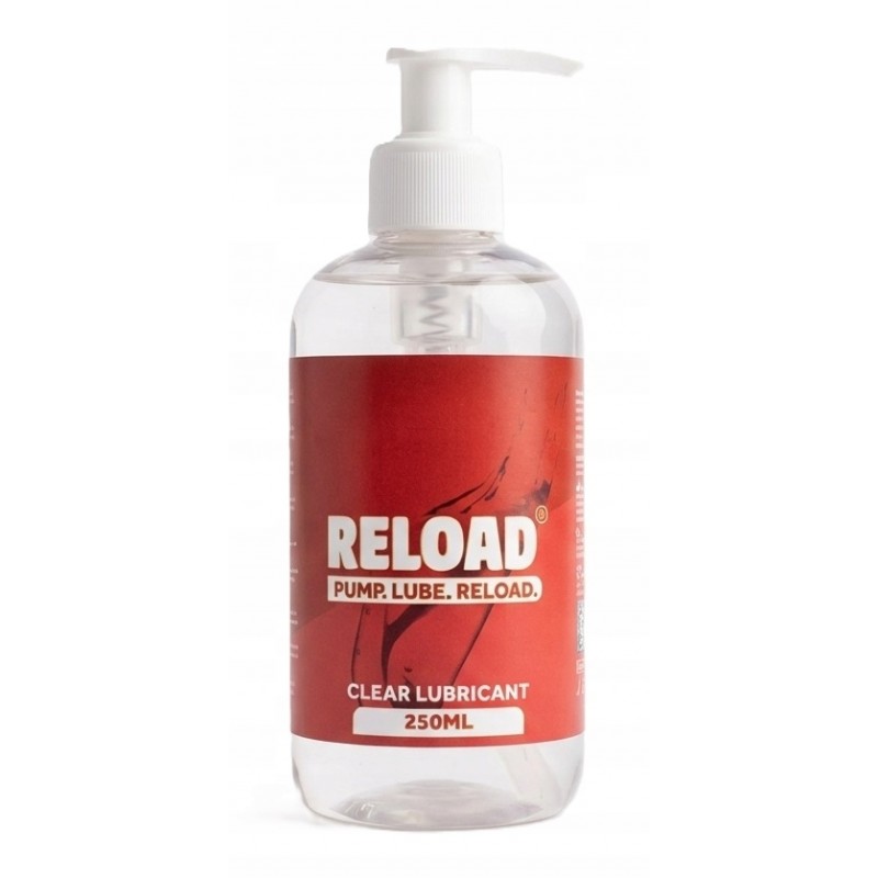 Інтимний гель Reload Clear Lube водяний лубрикант 250 мл зволожуючий м'який