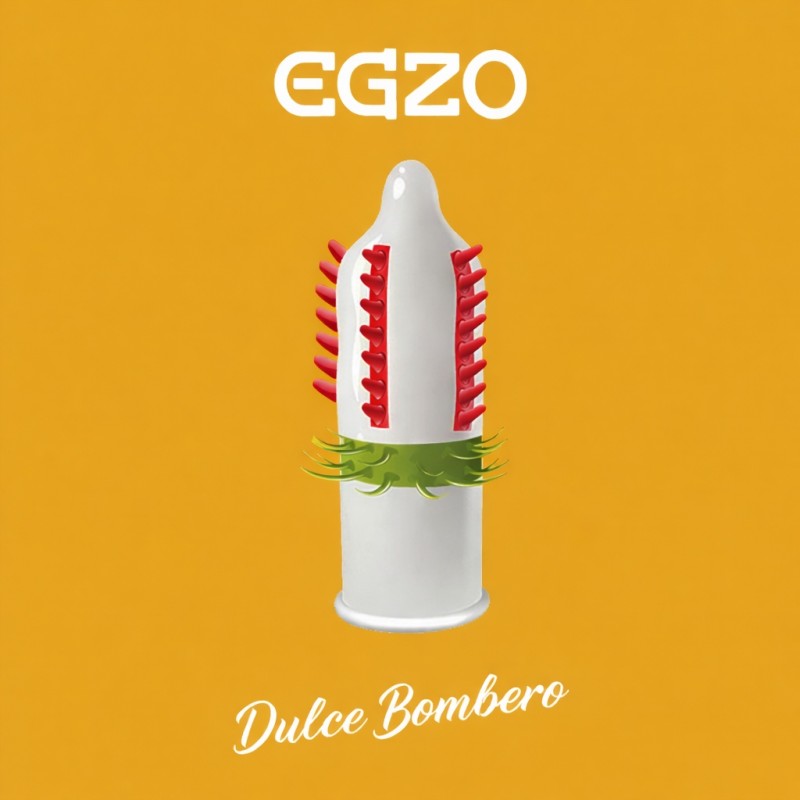 Стимулюючий презерватив з пропусками - Egzo Dulce Bombero