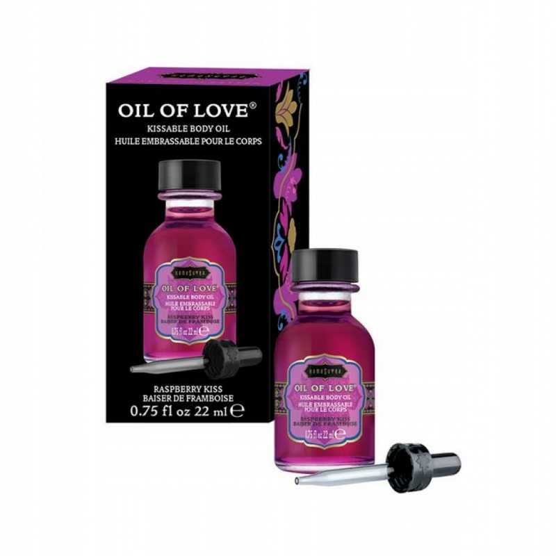 Kama Sutra Oil of Love Raspberry Kiss зігріваюча олія 22мл