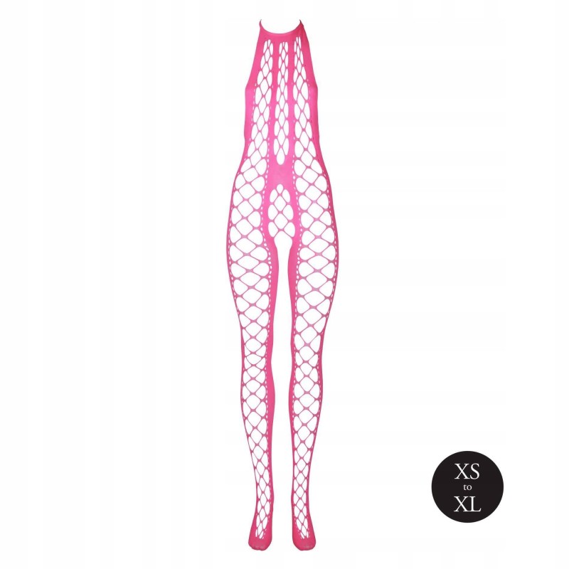 Бодістокінг з Халтернеком - Pink - XS/XL