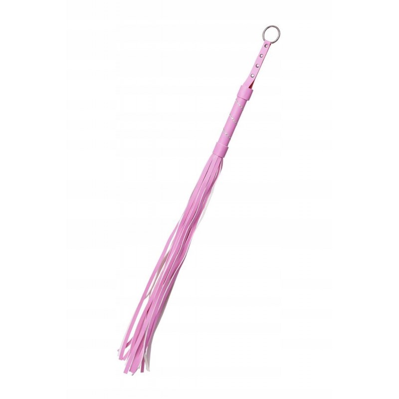 Анонім флоггер, PU leather, pink, 64 см