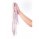 Анонім флоггер, PU leather, pink, 64 см