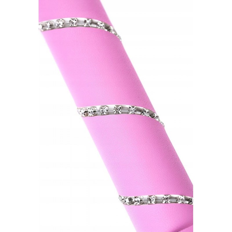 Анонім флоггер, PU leather, pink, 64 см