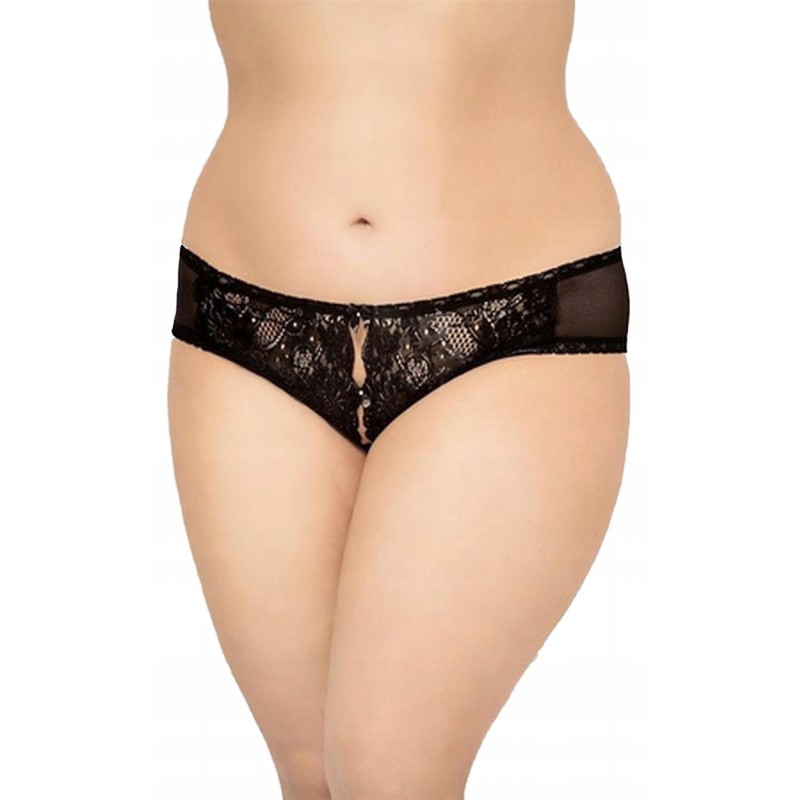 Стрінги 2469 Plus Size - чорні 3XL