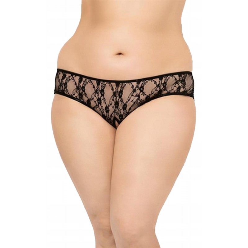 Стрінг 2472 Plus Size - black XL