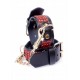 Фетиш B - Series Handcuffs with cristals 3 см Червона лінія