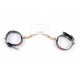 Фетиш B - Series Handcuffs with cristals 3 см Червона лінія