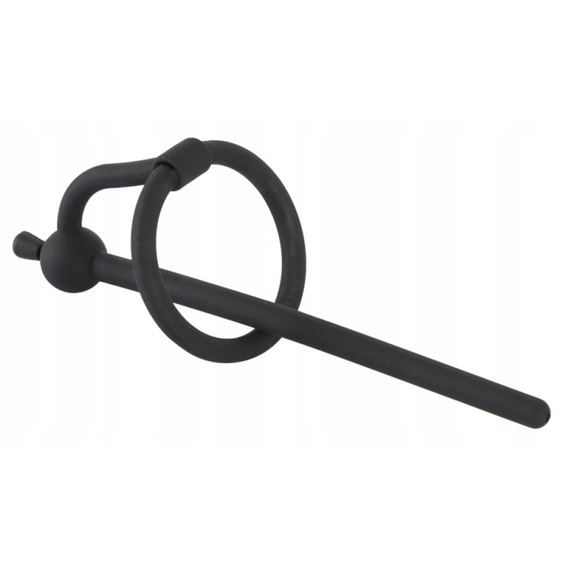 Mystim Plug для уретри з рухомим кільцем, силікон 12,7 см
