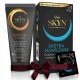Презервативи без латексу SKYN ЕКСТРА ЗВОЛОЖЕНІ 10 шт Skyn Oriental Touch
