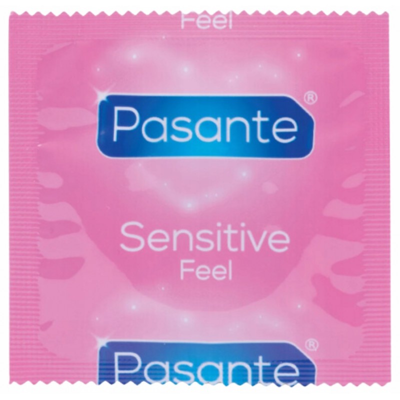 Презервативи Тонкі Pasante Sensitive Змащені Гладкі Латексні 25 шт