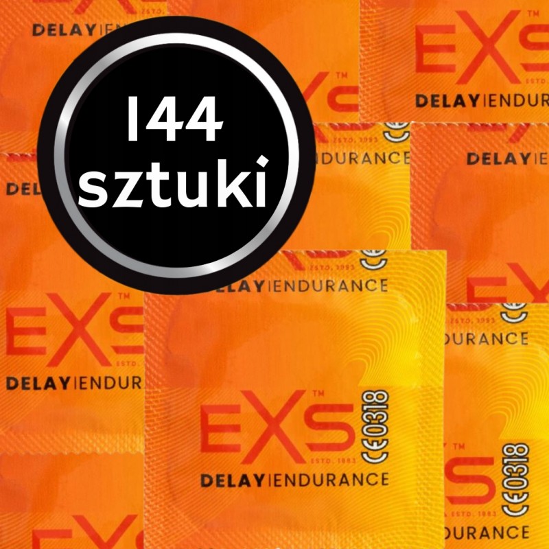 Презервативи EXS Delay для продовження статевого акту, тонкі, 144 шт.