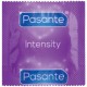 Презервативи ребристі Pasante Intensity зі стимулюючими виступами, 12 шт.