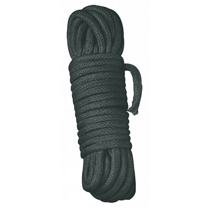 Shibari Бондаж бавовняна мотузка чорна 10м для інтимного застосування