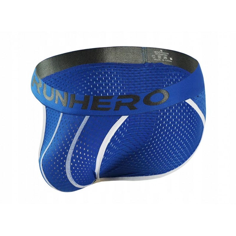 СЕКСУАЛЬНА ДИХАЮЧА SLIPKI TANGA RUNHERO MESH СИНІЙ XL