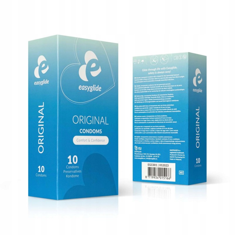 EasyGlide - Оригінальні презервативи, 10 шт.