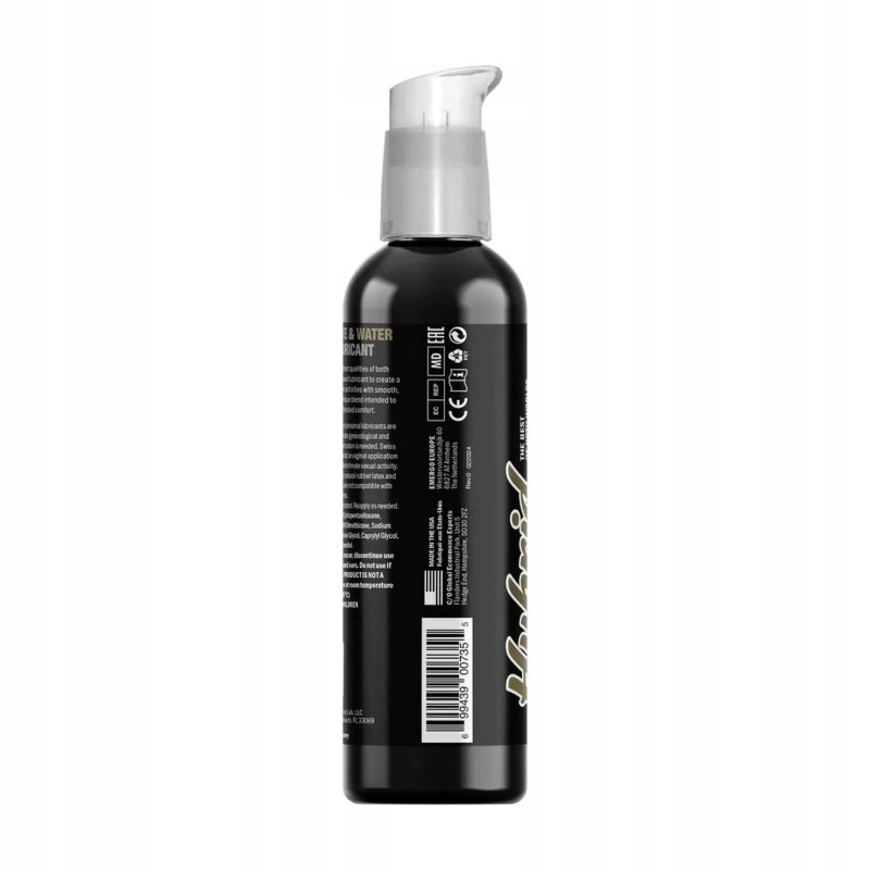 Гібрид - Преміум Silicone and Water Hybrid Lubricant - 4 фл oz / 118 мл