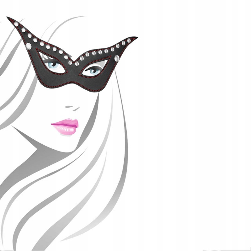 МАСКА ДЛЯ ОЧЕЙ MASQUERADE ЧОРНА БДСМ