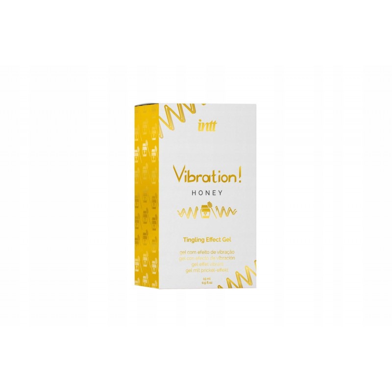 Рідкий вібратор стимулюючий гель Intt Vibration Honey 15мл