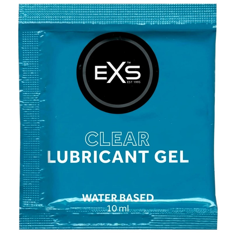 Гель ПАКЕТИК EXS CLEAR LUBE інтимний водний без запаху 10 мл для сексу