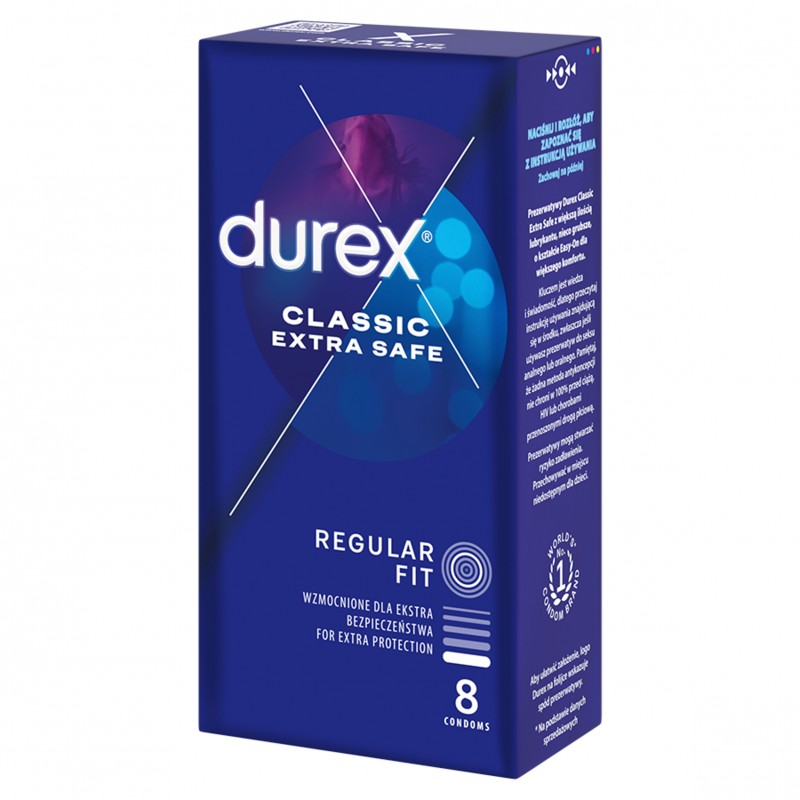 DUREX CLASSIC EXTRA SAFE 8 ШТ