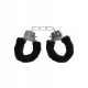 Pleasure Handcuffs Пухнастий Чорний