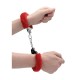 Pleasure Handcuffs Пухнастий Червоний
