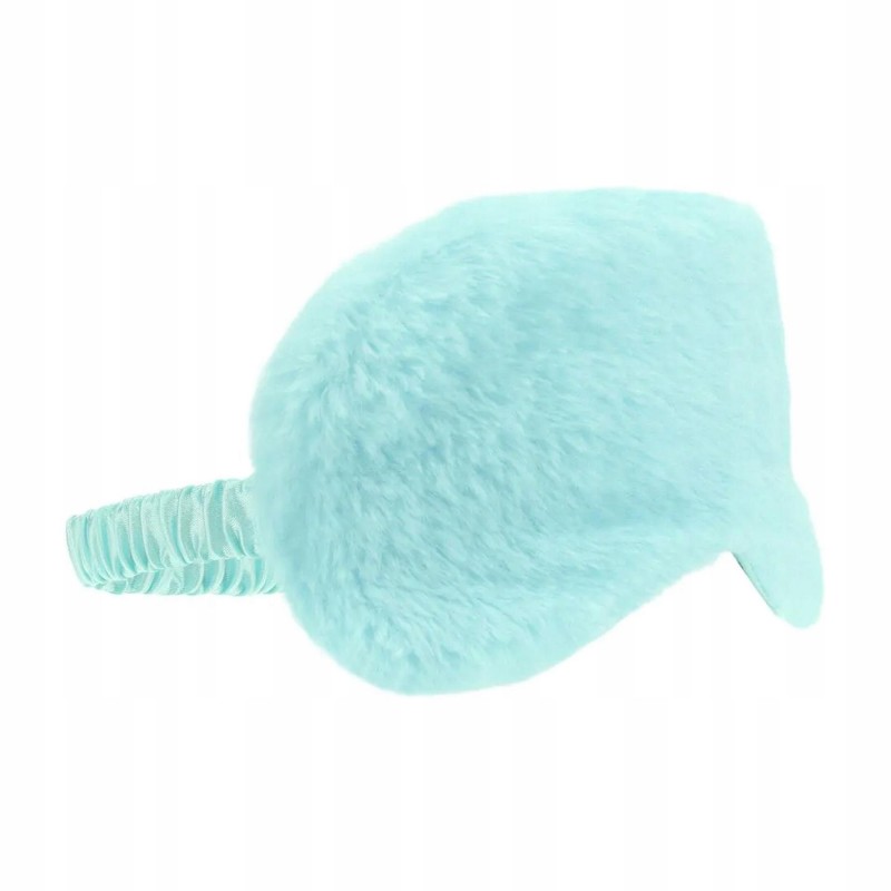 Пухнаста маска - Блакитний
