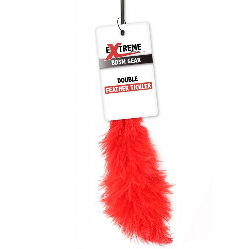 Подвійний Feather Тіклер Червоний