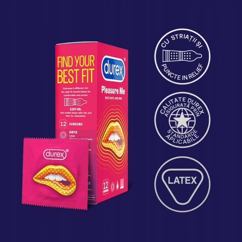 Презервативи Durex Pleasure Me, 36 шт.