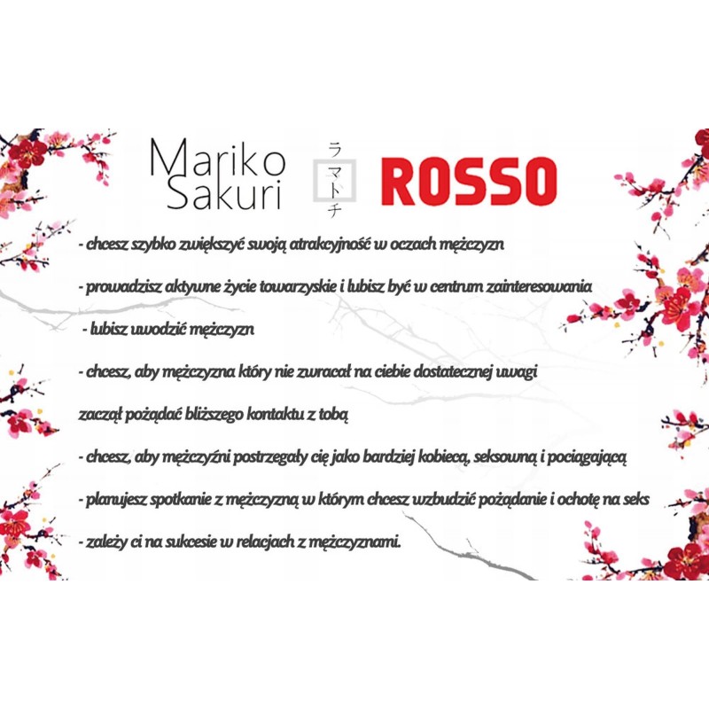 Феромони Mariko Sakuri ROSSO 15 мл для жінок