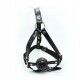 Кляп-Маска для Обличчя з Кулевим Кляпом Head Harness+Ball Gag