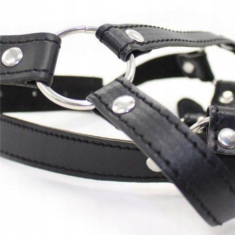 Кляп-Підвіска для голови з кільцем Head Harness+Ring Gag
