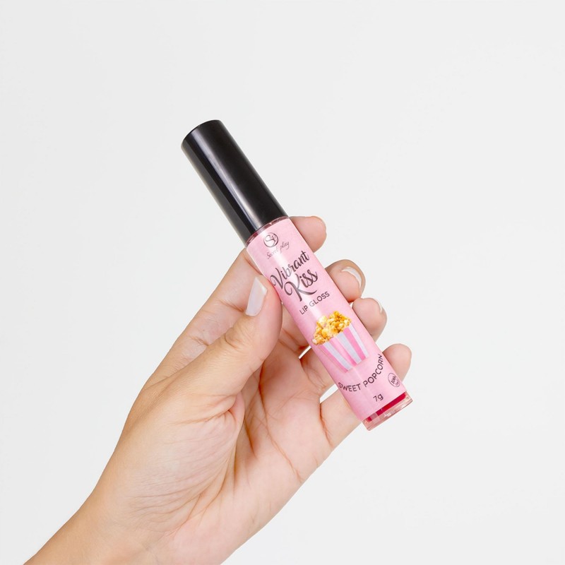 БЛИСК ДЛЯ ГУБ VIBRANT KISS SWEET POPCORN (Солодкий Попкорн)