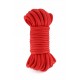 SM BONDAGE ROPE RED 10M (Розмір: T2) / SM Мотузка для бондажу червона 10м (Розмір: T2)