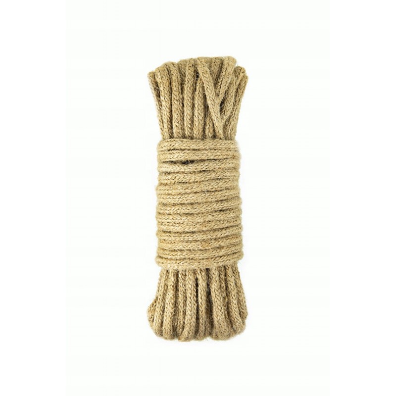 SM BONDAGE HEMP ROPE 10M (Розмір: M)
