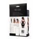 Glossy Nelly, сукня, ефект мокрої шкіри, чорна, L