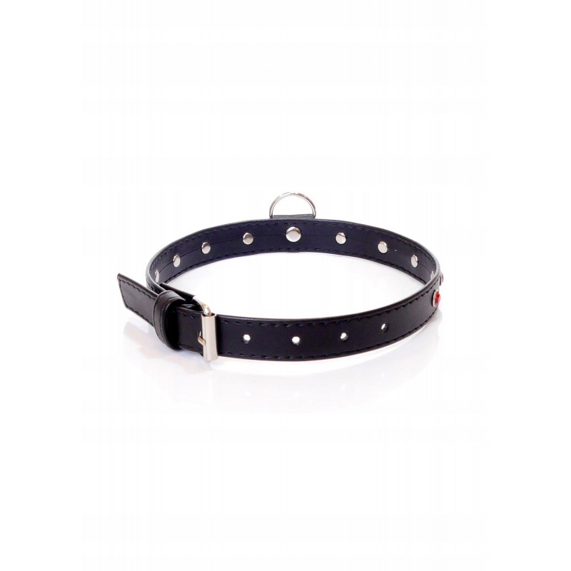 Fetish B - Серія Collar - 2 см. червоний кристал