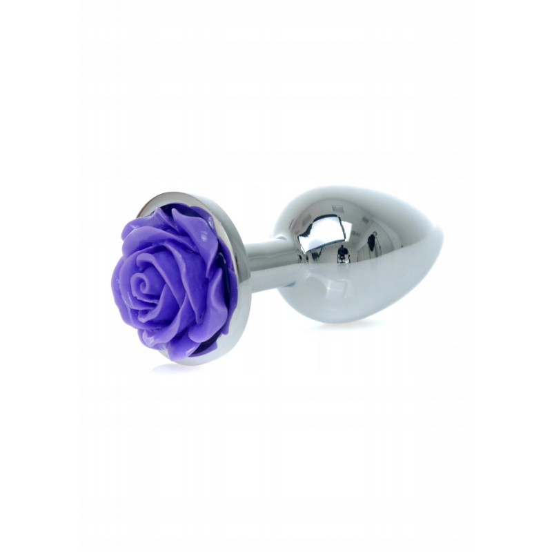 Плаг-прикраса срібна PLUG ROSE - Фіолетовий