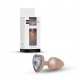 Плаг-прикраса Перлина Золоте Серце PLUG - Clear S