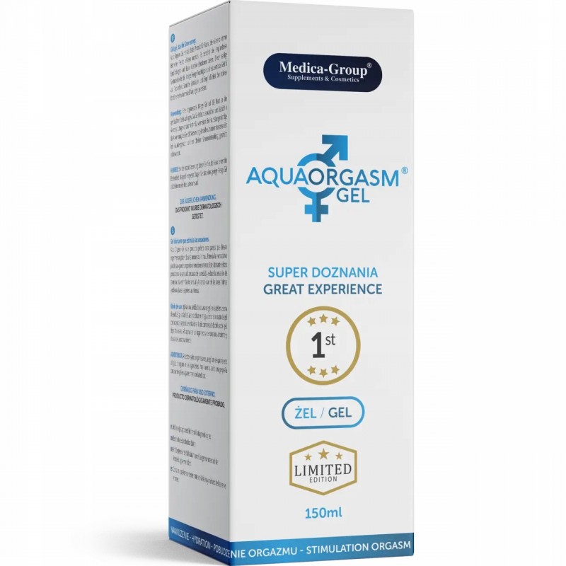 Зволожуючий інтимний гель Aqua Orgasm для масажу та прелюдії