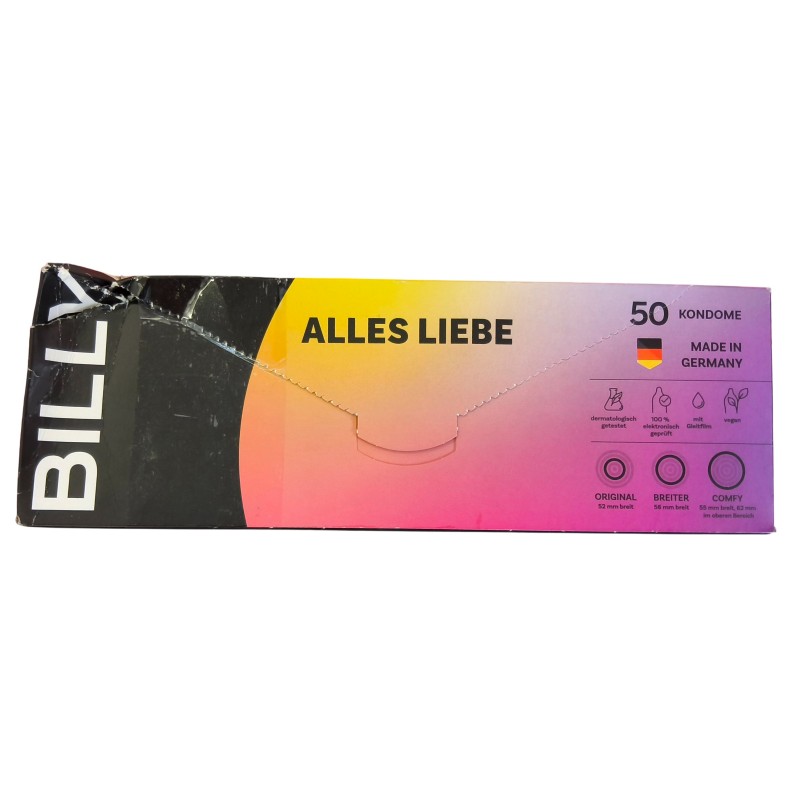 Billy Boy Презервативи Alles Liebe Mix 45 шт. ДЕФЕКТ