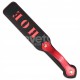Lovetoy Rebellion Reign Paddle HOE (38 см), шльопалка для сідниць з написом