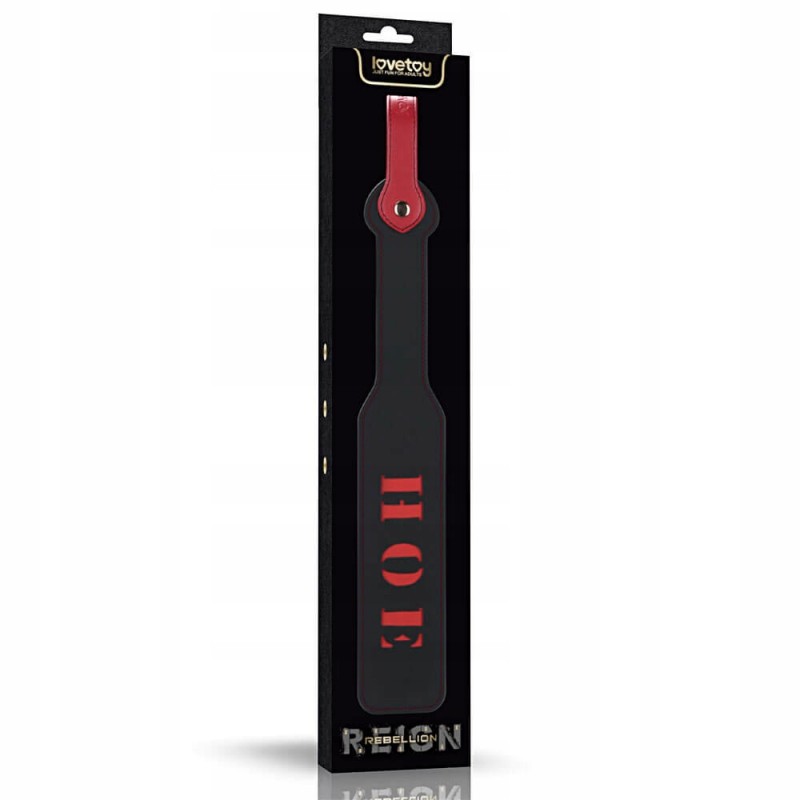 Lovetoy Rebellion Reign Paddle HOE (38 см), шльопалка для сідниць з написом