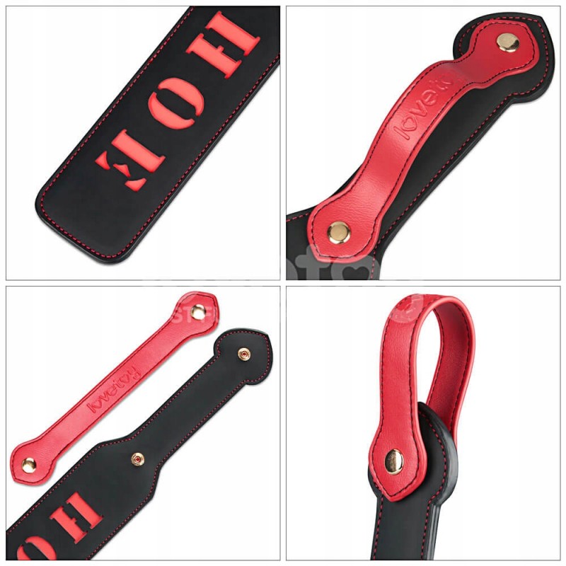 Lovetoy Rebellion Reign Paddle HOE (38 см), шльопалка для сідниць з написом
